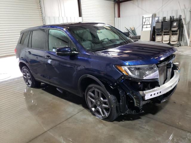 5FNYF8H58NB018819 - 2022 HONDA PASSPORT EXL أزرق صورة 4