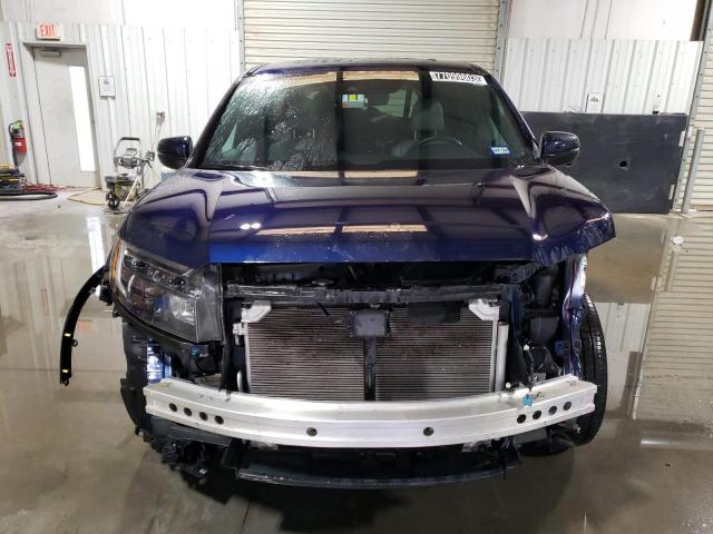 5FNYF8H58NB018819 - 2022 HONDA PASSPORT EXL أزرق صورة 5