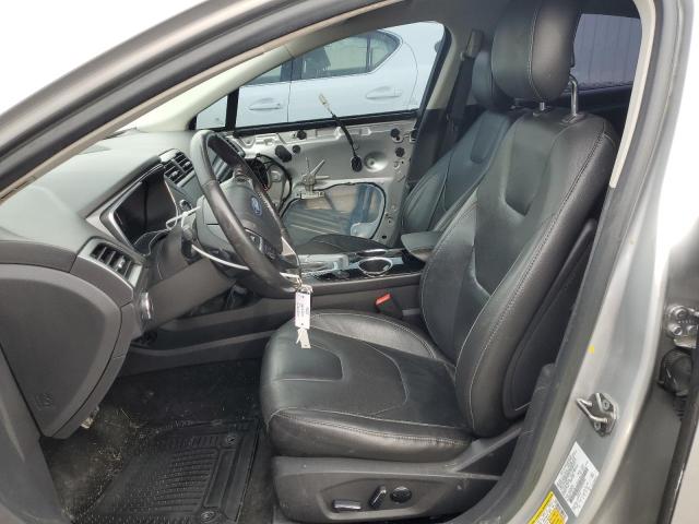 3FA6P0K91DR189786 - 2013 FORD FUSION TITANIUM SILVER photo 7