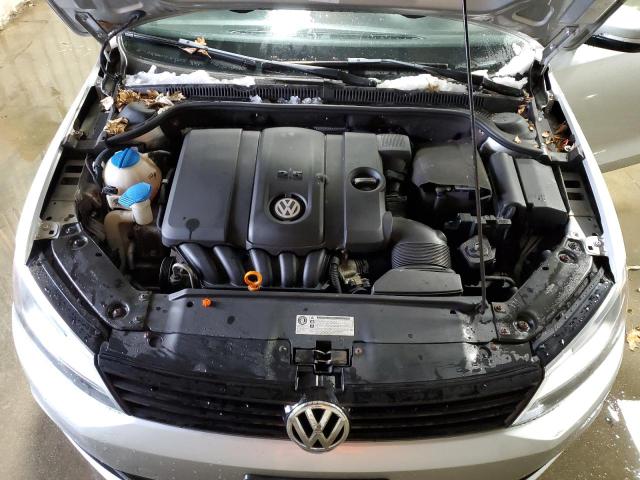 3VWDZ7AJ2BM375618 - 2011 VOLKSWAGEN JETTA SE SILVER photo 11