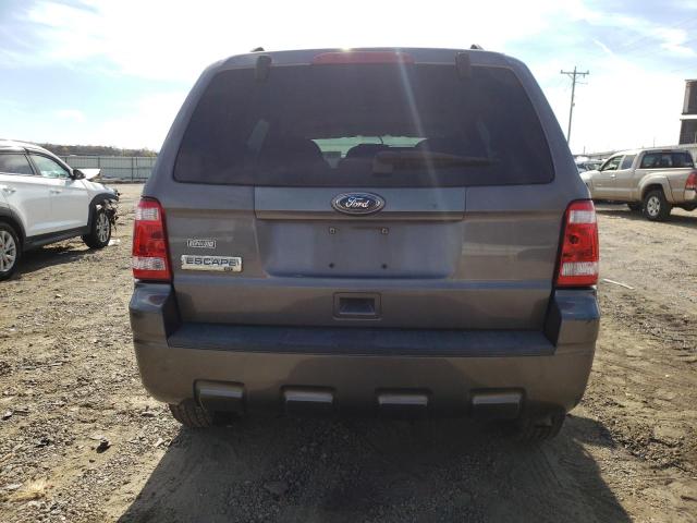 1FMCU9D72AKC28063 - 2010 FORD ESCAPE XLT GRAY photo 6