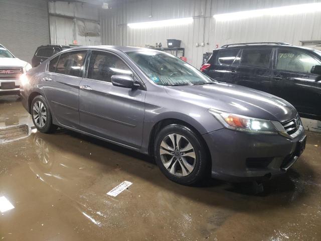 1HGCR2F36EA157650 - 2014 HONDA ACCORD LX GRAY photo 4