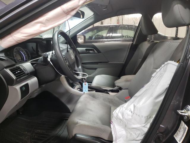 1HGCR2F36EA157650 - 2014 HONDA ACCORD LX GRAY photo 7