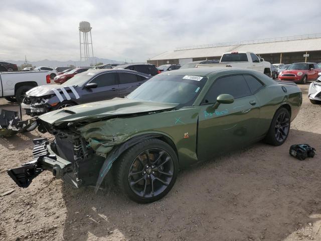 2C3CDZFJ8NH160270 - 2022 DODGE CHALLENGER R/T SCAT PACK GREEN photo 1