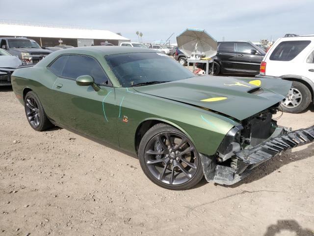 2C3CDZFJ8NH160270 - 2022 DODGE CHALLENGER R/T SCAT PACK GREEN photo 4