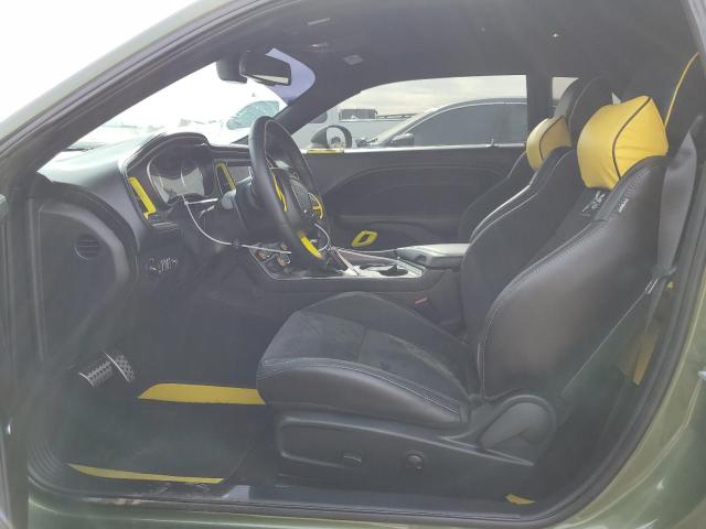 2C3CDZFJ8NH160270 - 2022 DODGE CHALLENGER R/T SCAT PACK GREEN photo 7