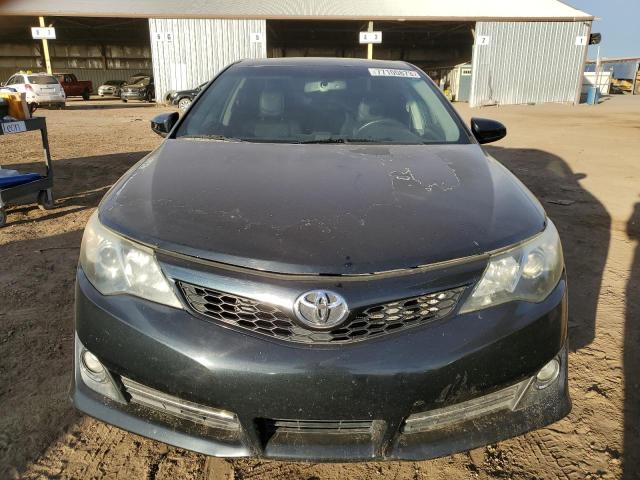 4T1BK1FKXCU521799 - 2012 TOYOTA CAMRY SE CHARCOAL photo 5