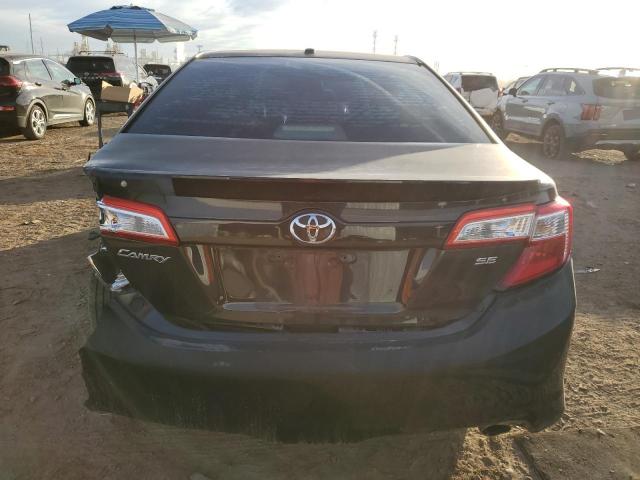 4T1BK1FKXCU521799 - 2012 TOYOTA CAMRY SE CHARCOAL photo 6