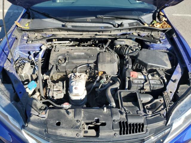 1HGCT1B82GA003422 - 2016 HONDA ACCORD EXL BLUE photo 11