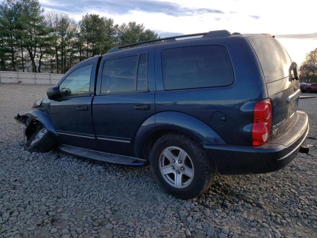 1D4HB58N14F202975 - 2004 DODGE DURANGO LIMITED BLUE photo 2