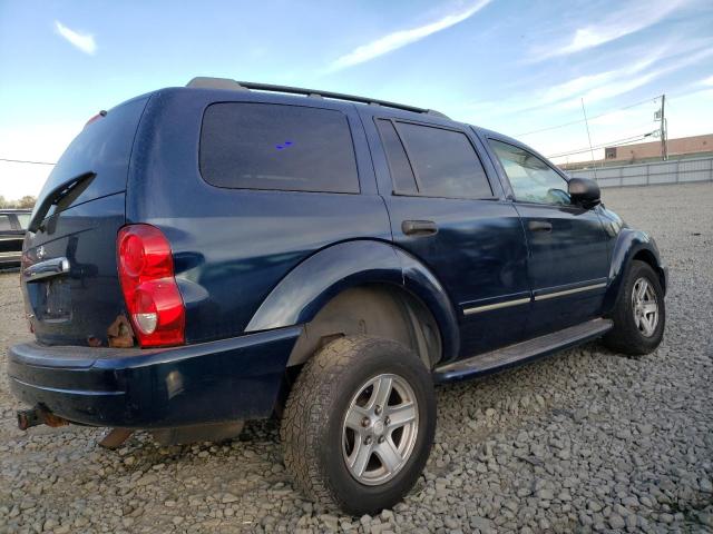 1D4HB58N14F202975 - 2004 DODGE DURANGO LIMITED BLUE photo 3