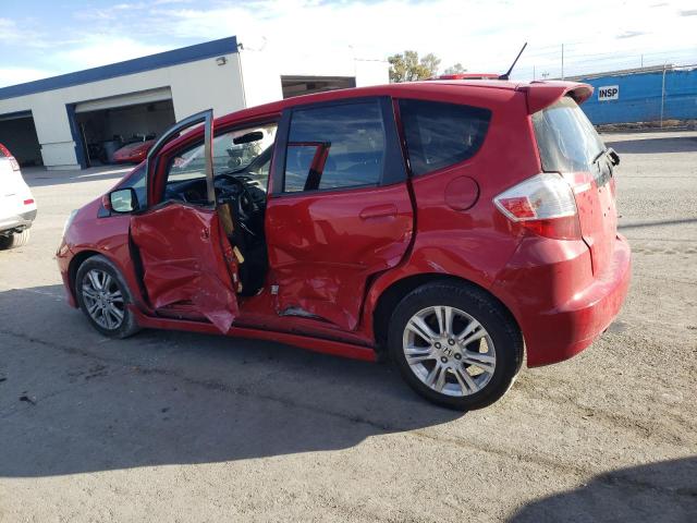 JHMGE8H53BS003446 - 2011 HONDA FIT SPORT RED photo 2