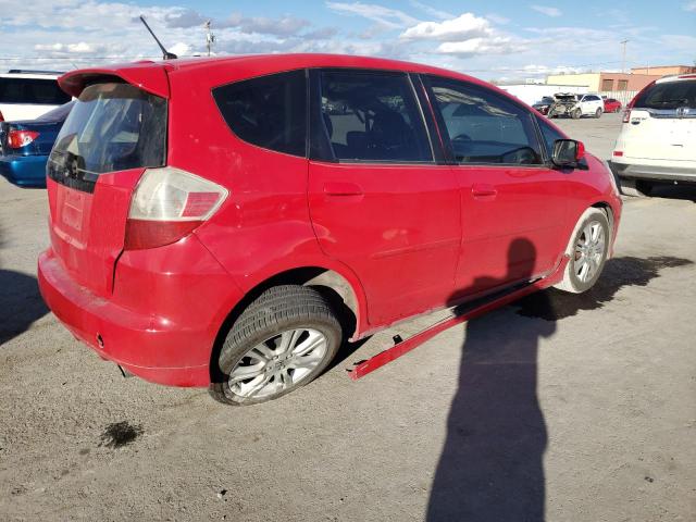 JHMGE8H53BS003446 - 2011 HONDA FIT SPORT RED photo 3