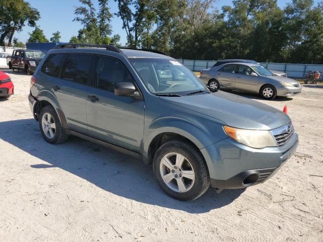 JF2SH6BC3AH798431 - 2010 SUBARU FORESTER XS Turkusowy zdjęcie 4