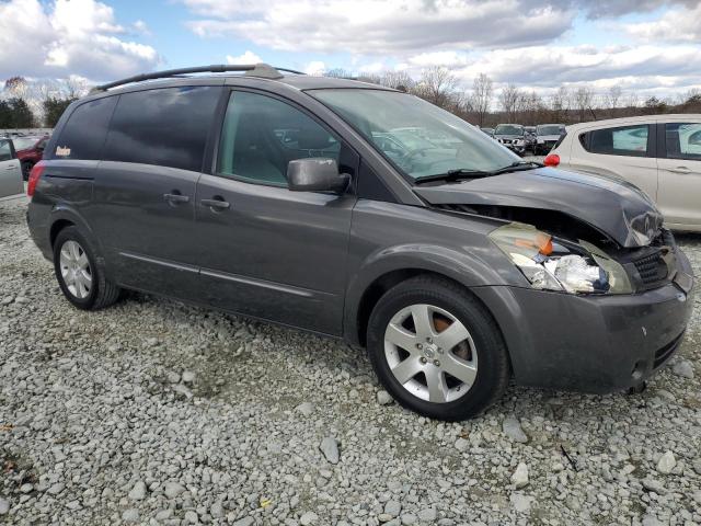 5N1BV28U15N139279 - 2005 NISSAN QUEST S GRAY photo 4