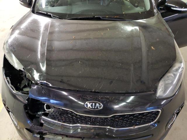 KNDPN3AC0H7266065 - 2017 KIA SPORTAGE EX BLACK photo 12