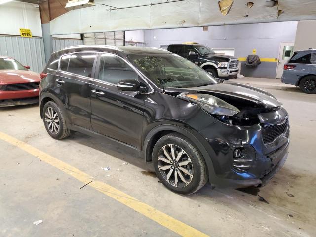 KNDPN3AC0H7266065 - 2017 KIA SPORTAGE EX BLACK photo 4