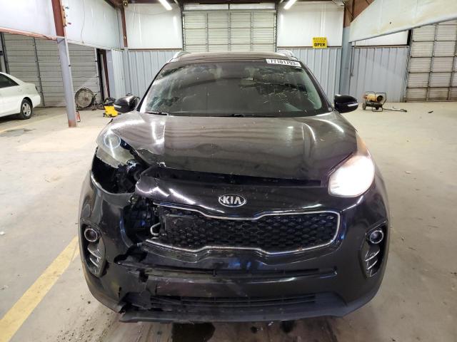 KNDPN3AC0H7266065 - 2017 KIA SPORTAGE EX BLACK photo 5