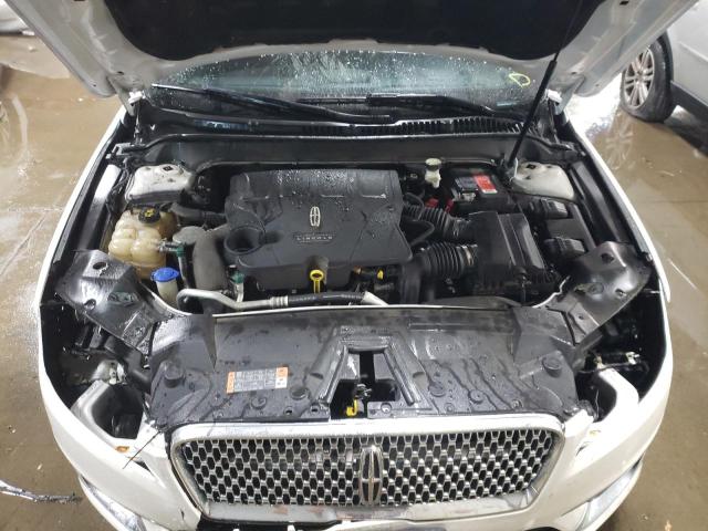 3LN6L5FC8HR645308 - 2017 LINCOLN MKZ RESERVE თეთრი ფოტო 11