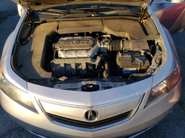 19UUA9F52CA007666 - 2012 ACURA TL SILVER photo 11