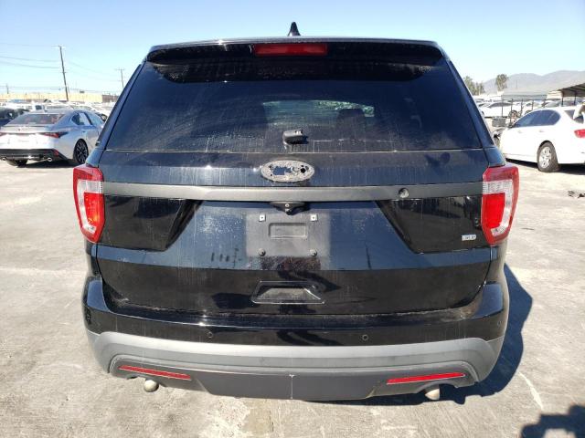 1FM5K8AR6GGA28359 - 2016 FORD EXPLORER POLICE INTERCEPTOR Սև լուսանկար 6