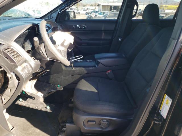 1FM5K8AR6GGA28359 - 2016 FORD EXPLORER POLICE INTERCEPTOR Սև լուսանկար 7