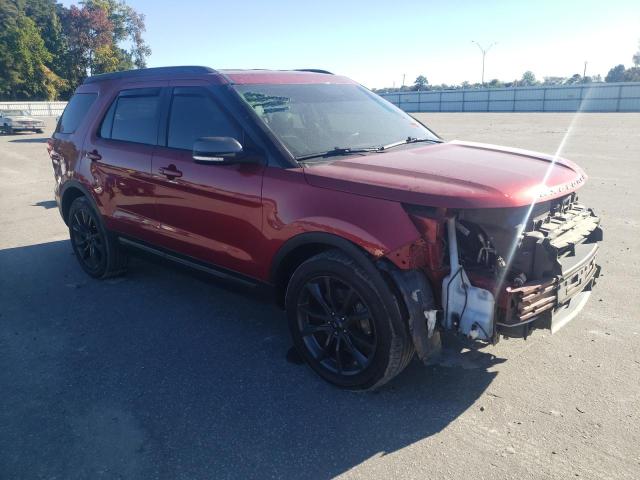 1FM5K7D87JGB97035 - 2018 FORD EXPLORER XLT BURGUNDY photo 4