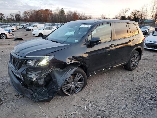 5FNYF8H52LB003956 - 2020 HONDA PASSPORT EXL BLACK photo 1