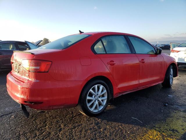 3VWD17AJ1FM206106 - 2015 VOLKSWAGEN JETTA SE RED photo 3