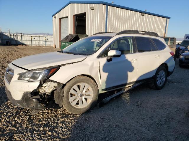 4S4BSACC6J3298838 - 2018 SUBARU OUTBACK 2.5I PREMIUM WHITE photo 1