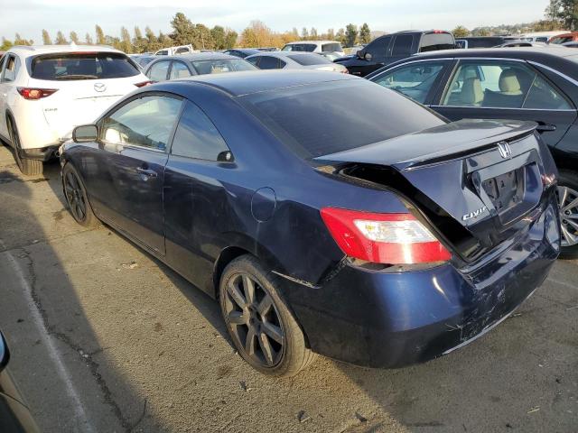 2HGFG12686H529313 - 2006 HONDA CIVIC LX BLUE photo 2