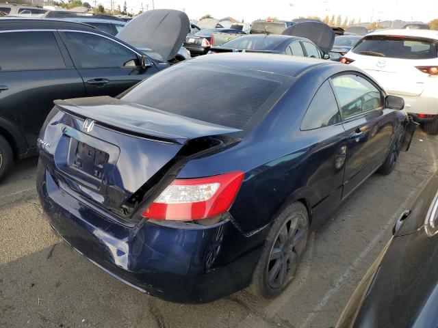 2HGFG12686H529313 - 2006 HONDA CIVIC LX BLUE photo 3