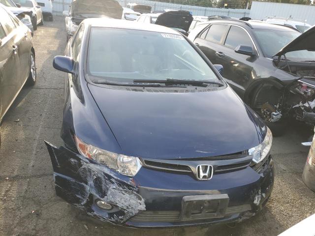 2HGFG12686H529313 - 2006 HONDA CIVIC LX BLUE photo 5