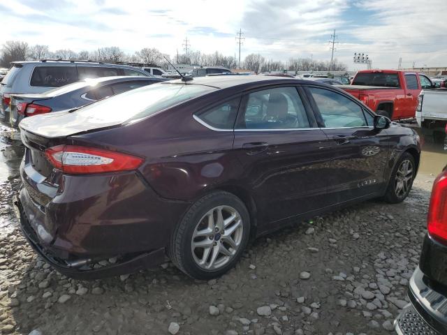 3FA6P0H79DR257371 - 2013 FORD FUSION SE MAROON photo 3