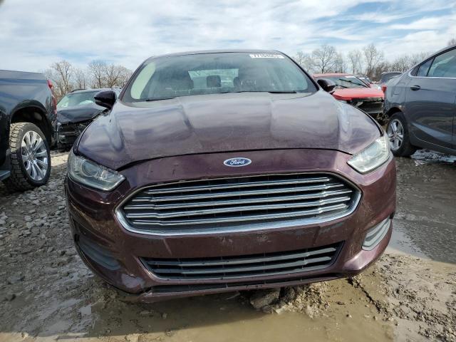 3FA6P0H79DR257371 - 2013 FORD FUSION SE MAROON photo 5