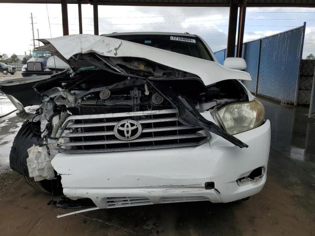 JTEDS41A292084524 - 2009 TOYOTA HIGHLANDER WHITE photo 5