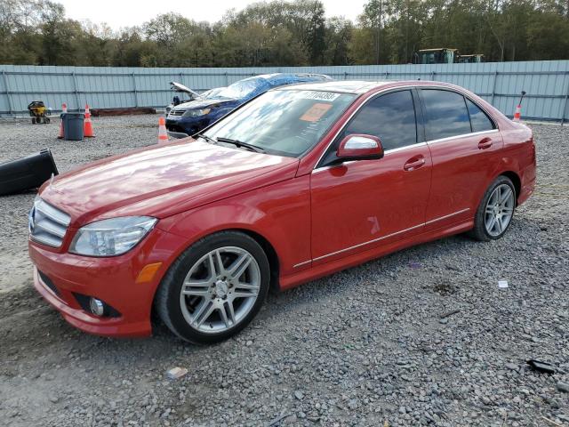 WDDGF56X28R032590 - 2008 MERCEDES-BENZ C 350 RED photo 1