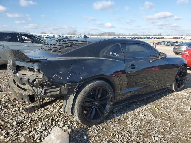 2G1FB1E36E9128259 - 2014 CHEVROLET CAMARO LT BLACK photo 3