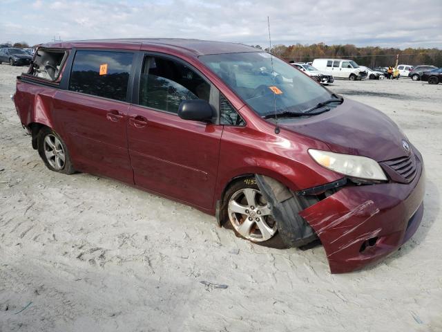 5TDZK3DC7DS343849 - 2013 TOYOTA SIENNA BURGUNDY photo 4