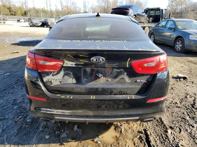 5XXGR4A69EG292395 - 2014 KIA OPTIMA SX BLACK photo 6