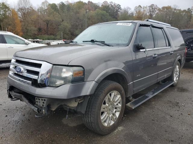 1FMJK2A51BEF04188 - 2011 FORD EXPEDITION EL LIMITED GRAY photo 1