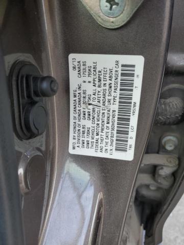 2HGFB2F56DH574978 - 2013 HONDA CIVIC LX CHARCOAL photo 12