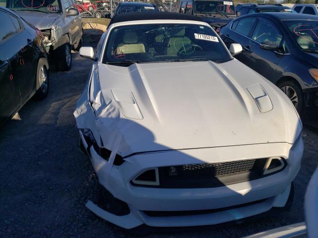 1FATP8FF9F5335424 - 2015 FORD MUSTANG GT WHITE photo 5