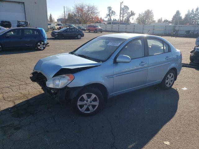 KMHCN46C29U294896 - 2009 HYUNDAI ACCENT GLS BLUE photo 1