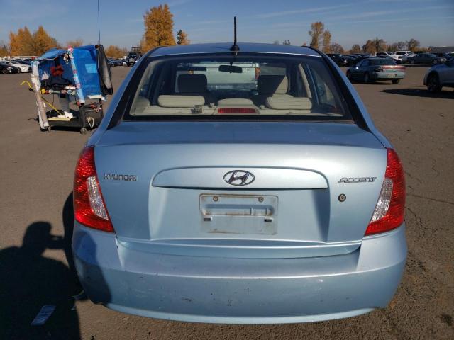 KMHCN46C29U294896 - 2009 HYUNDAI ACCENT GLS BLUE photo 6