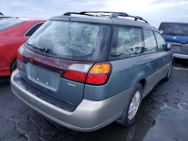 4S3BH686827659113 - 2002 SUBARU LEGACY OUTBACK LIMITED GREEN photo 3