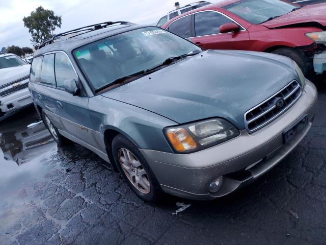 4S3BH686827659113 - 2002 SUBARU LEGACY OUTBACK LIMITED GREEN photo 4