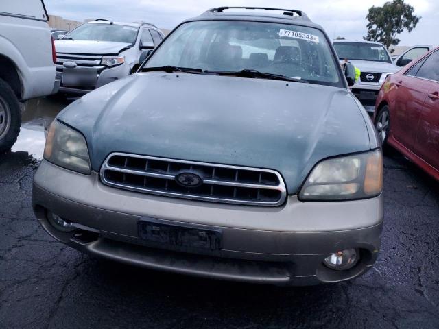 4S3BH686827659113 - 2002 SUBARU LEGACY OUTBACK LIMITED GREEN photo 5