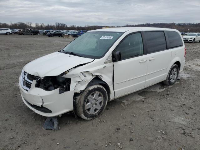 2C4RDGBG5DR506658 - 2013 DODGE GRAND CARA SE WHITE photo 1