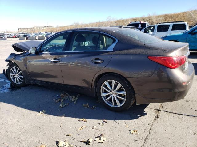 JN1BV7AR7FM419080 - 2015 INFINITI Q50 BASE BROWN photo 2